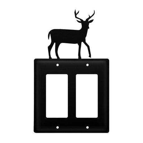Double Deer Double GFI Cover
