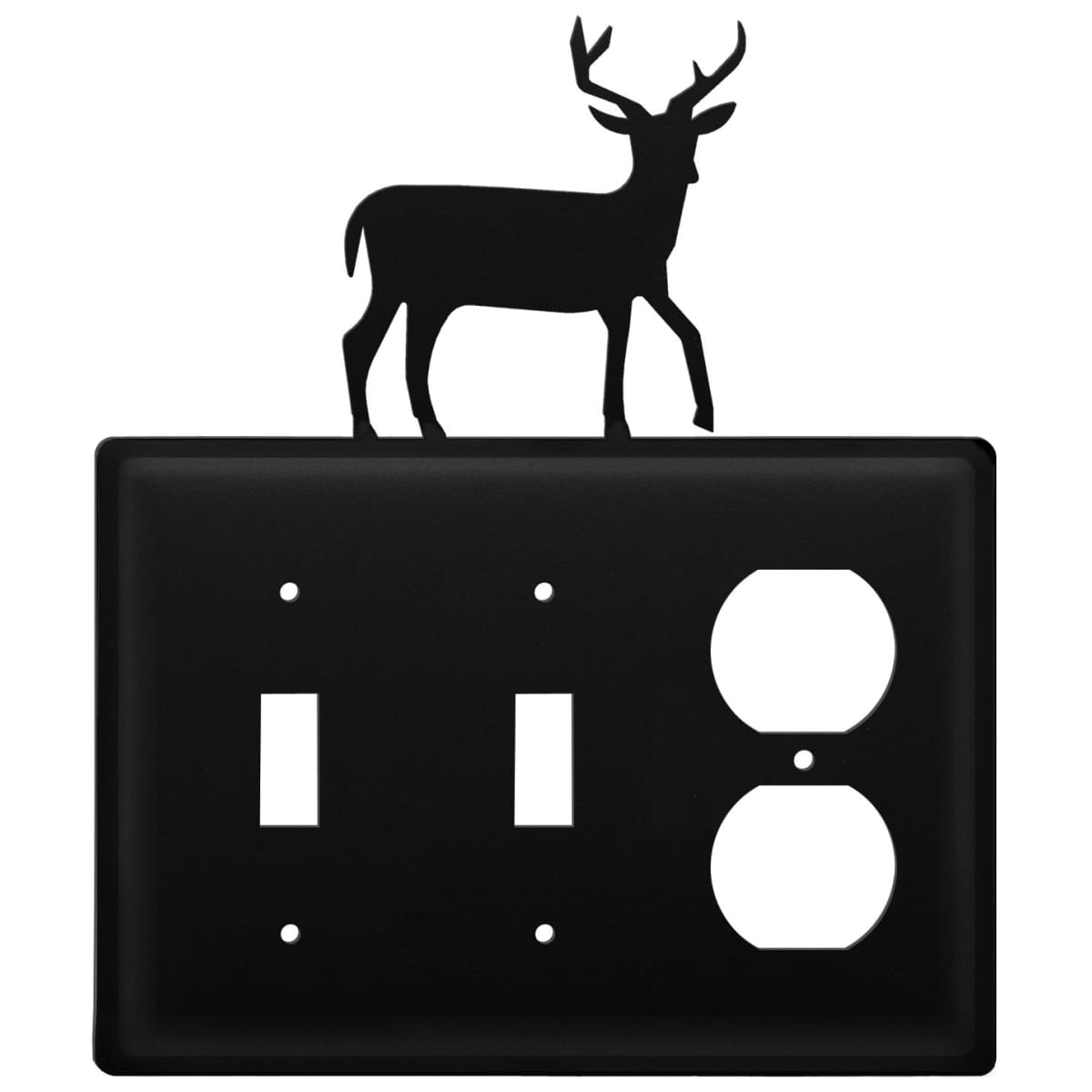 Triple Deer Double Switch & Single Outlet Cover