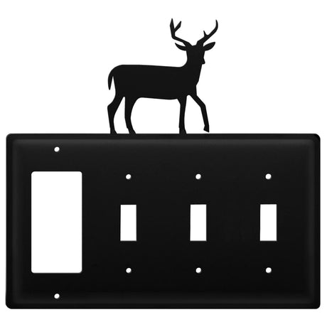 Quad Deer Single GFI and Triple Switch Cover CUSTOM Product