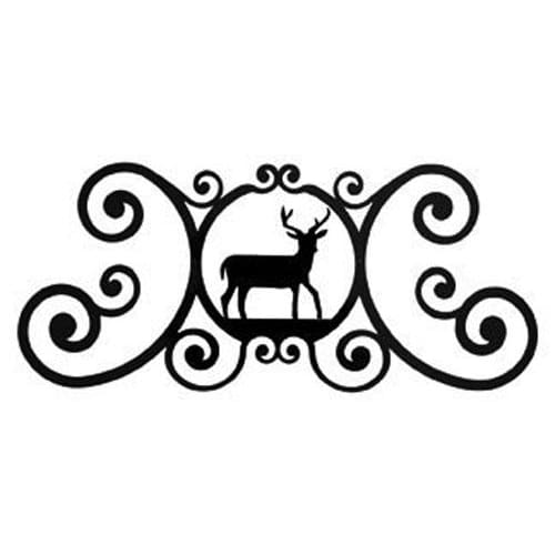 Deer Over Door Plaque
