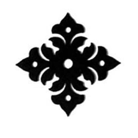 Floral Cabinet Door Silhouette