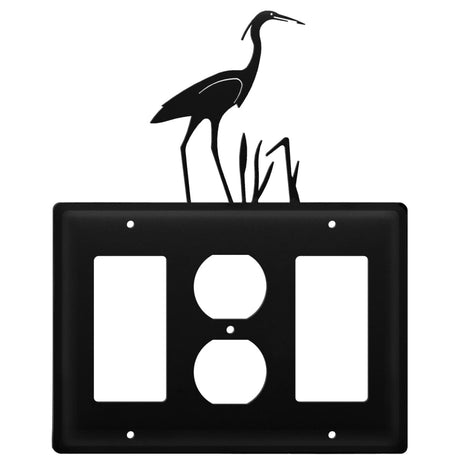 Triple Heron Single GFI Outlet and GFI Cover CUSTOM Product