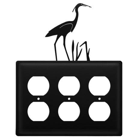 Triple Heron Triple Outlet Cover CUSTOM Product