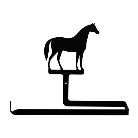 Horse Paper Towel Holder Horizontal Wall Mount