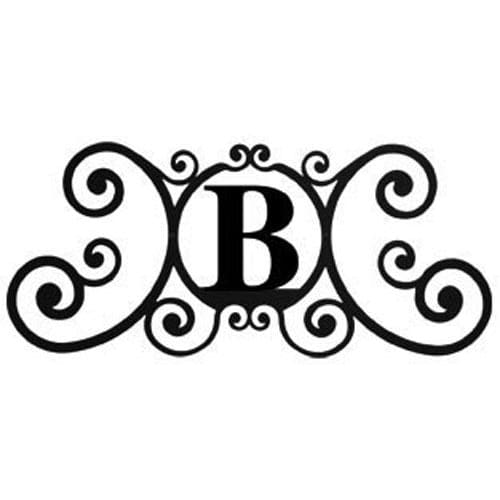 House Plaque Letter B