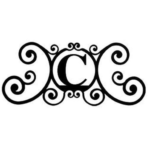 House Plaque Letter C