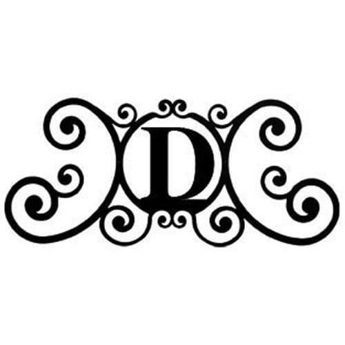 House Plaque Letter D