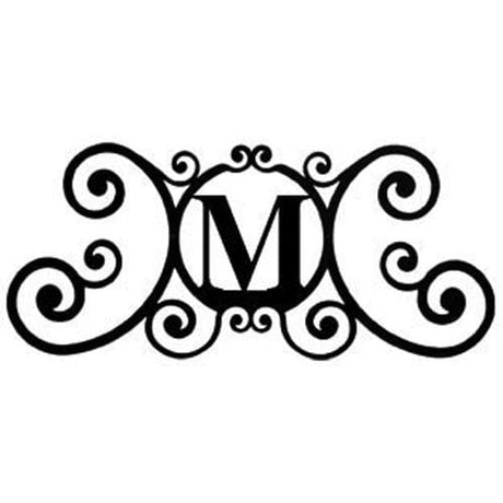 House Plaque Letter M