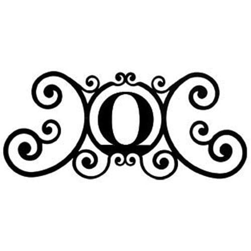 House Plaque Letter O