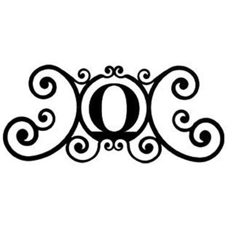 House Plaque Letter O