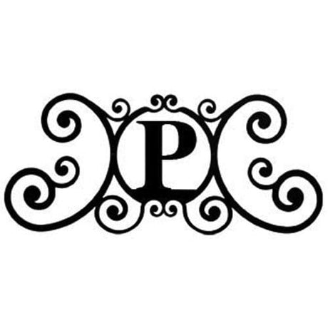 House Plaque Letter P