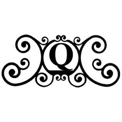 House Plaque Letter Q