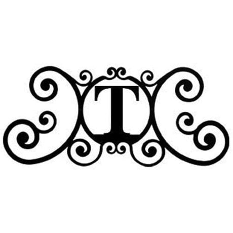 House Plaque Letter T