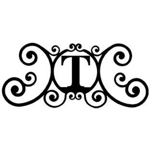 House Plaque Letter T
