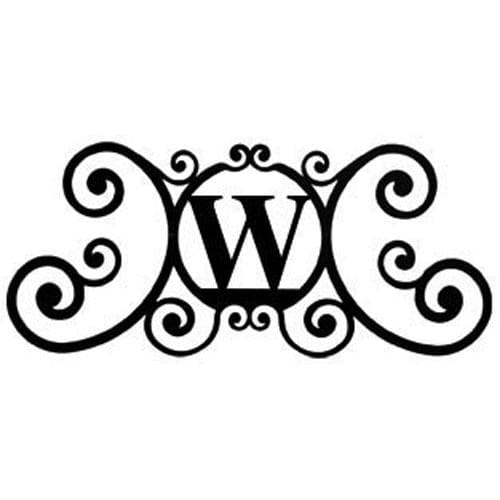 House Plaque Letter W