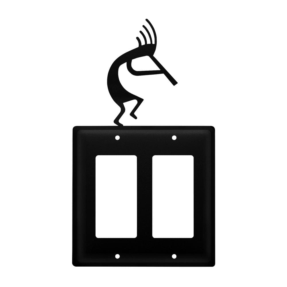 Double Kokopelli Double GFI Cover