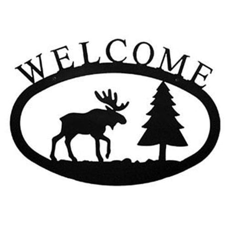 Moose & Pine Welcome Sign Large