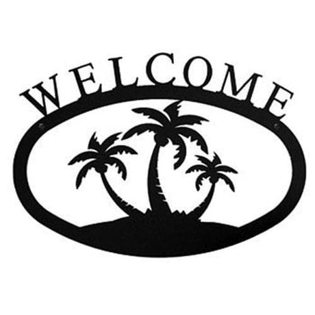 Palm Trees Welcome Sign Large