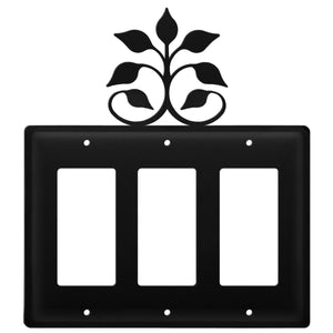 Triple Leaf Fan Triple GFI Cover CUSTOM Product