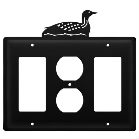 Triple Loon Single GFI Outlet and GFI Cover CUSTOM Product