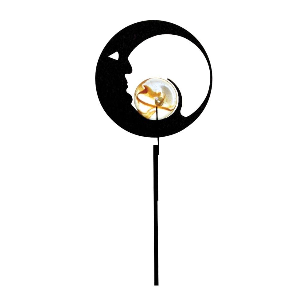 Moon Marble Garden Stake