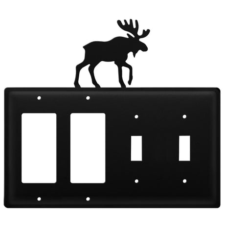 Quad Moose Double GFI and Double Switch Cover CUSTOM Product