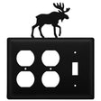 Triple Moose Double Outlet and Single Switch Cover CUSTOM Product