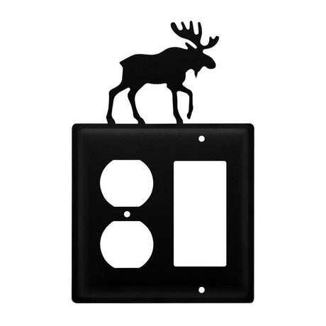 Double Moose Single Outlet and GFI Cover CUSTOM Product