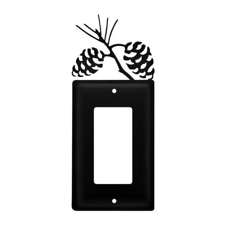 Single Pinecone Single GFI Cover