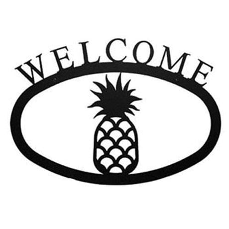 Pineapple Welcome Sign Large