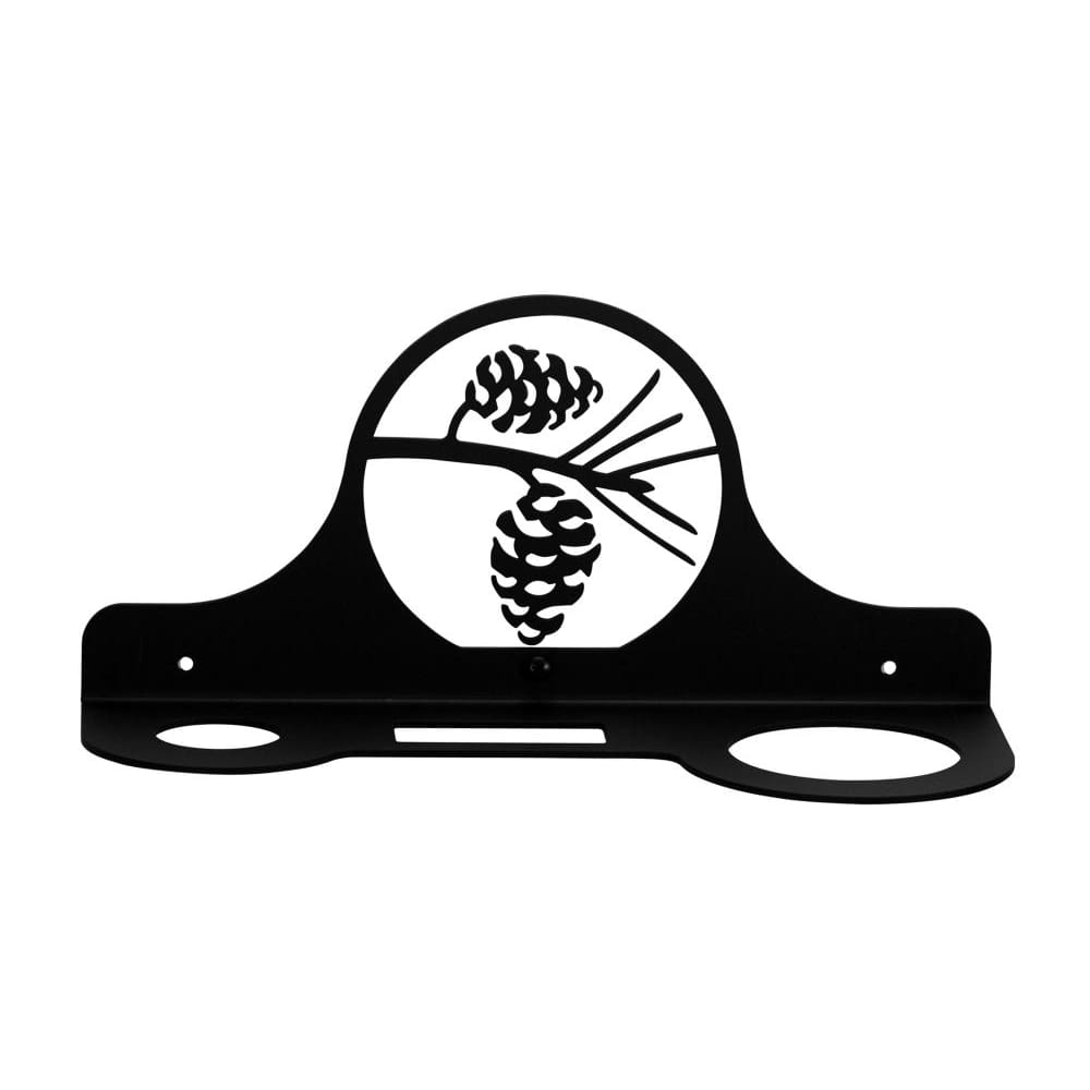 Pinecone Hair Dryer Rack