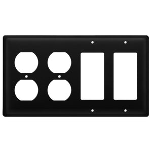 Quad Plain Double Outlet and Double GFI Cover CUSTOM Product