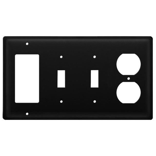 Quad Plain Single GFI Double Switch and Single Outlet Cover CUSTOM Product