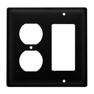Double Plain Single Outlet and GFI Cover CUSTOM Product
