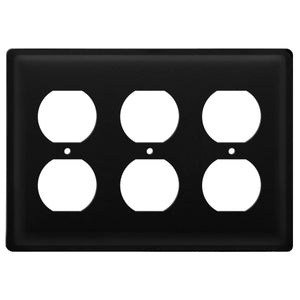 Triple Plain Triple Outlet Cover CUSTOM Product