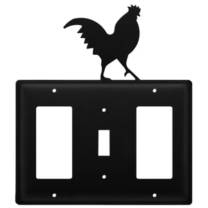 Triple Rooster Single GFI Switch and GFI Cover CUSTOM Product