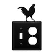 Double Rooster Switch & Outlet Cover