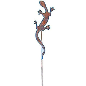Salamander Rusted Garden Stake