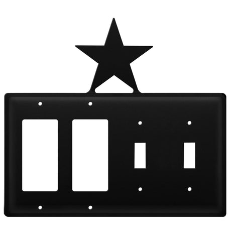 Quad Star Double GFI and Double Switch Cover CUSTOM Product