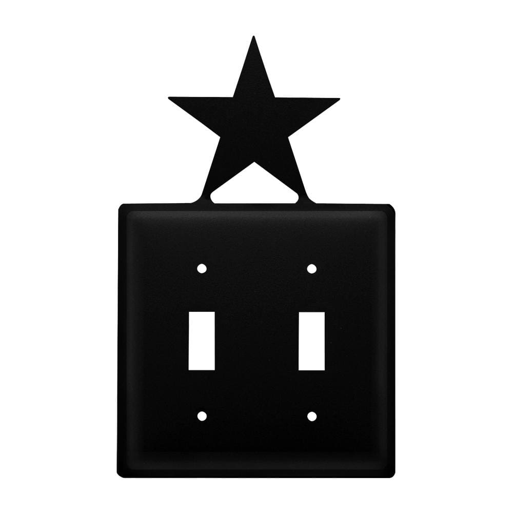 Double Star Double Switch Cover