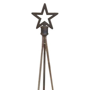 Star Finial Natural Tripod Trellis