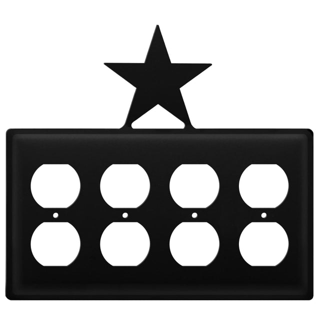 Quad Star Quad Outlet Cover CUSTOM Product