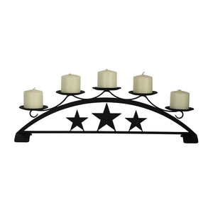 Star Table Top Pillar Candle Holder