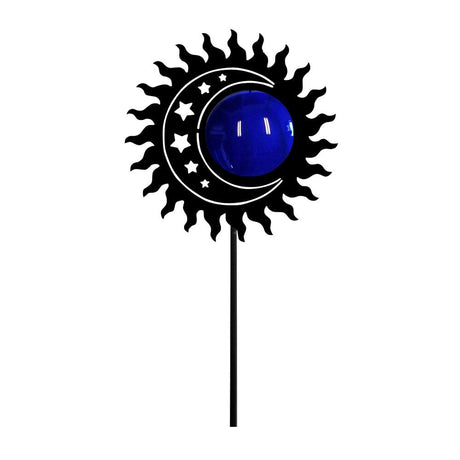 Sun Moon Garden Stake