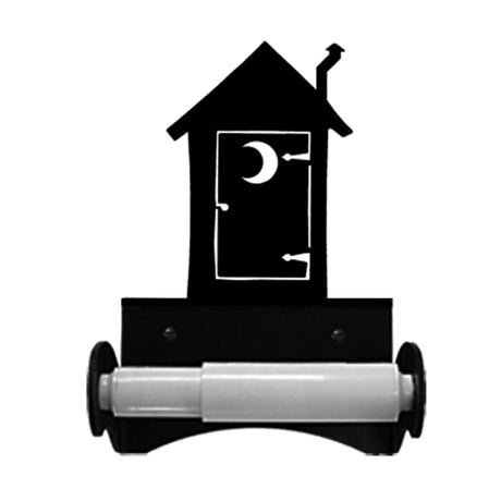Outhouse Toilet Tissue Holder and Roll