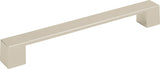 Atlas Homewares Wide Square Pull 7 9/16 Inch (c-c) Polished Nickel