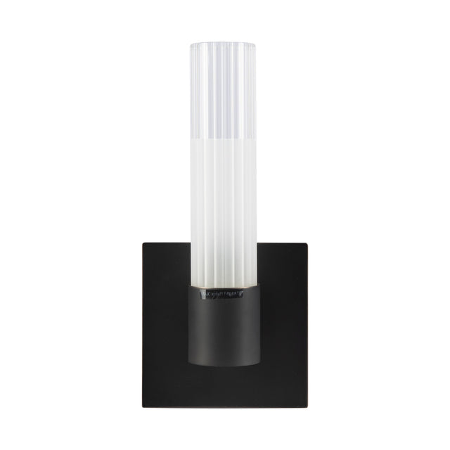 Elk WS851-79-45 Regato Uno 120V Sconce. Frosted glass w/Clear Top / ORB finish.