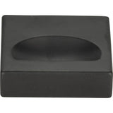 Atlas Homewares Thin Square Knob 1 1/4 Inch Modern Bronze