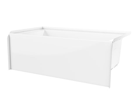 Swanstone VP6032CTMML/R 60 x 32 Solid Surface Bathtub with Right Hand Drain in White VP6032CTMMR.010