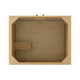 Hudson 30" Single Vanity, Light Natural Oak w/ 3 CM Lime Delight Silestone Top